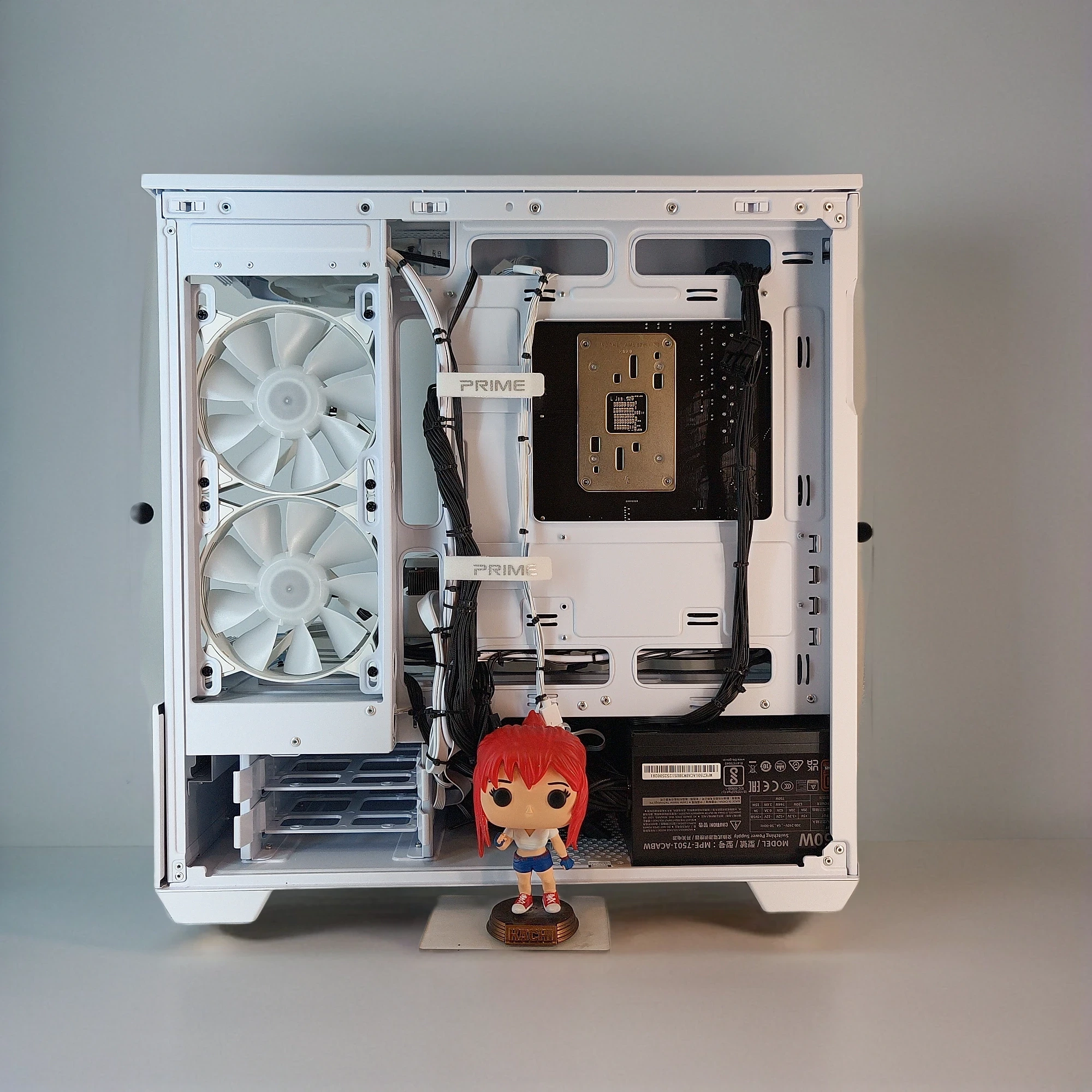 ASUS PRIME AP202 TG TEMPERED GLASS WHITE MATX CASE | PC Worth
