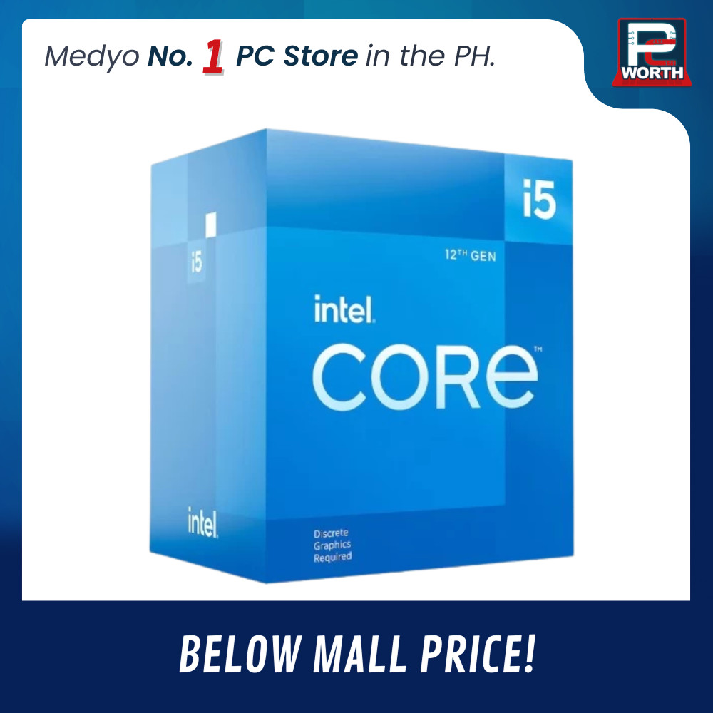 INTEL CORE I5 12400F (LGA 1700) WITH INTEL LAMINAR RM1 COOLER