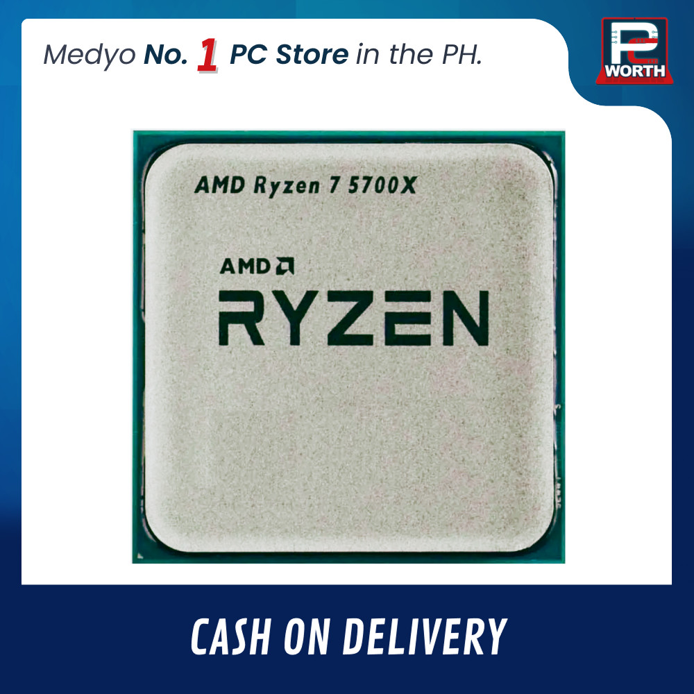 AMD RYZEN 7 5700X (AM4) WITHOUT COOLER (TRAY TYPE) | PC Worth