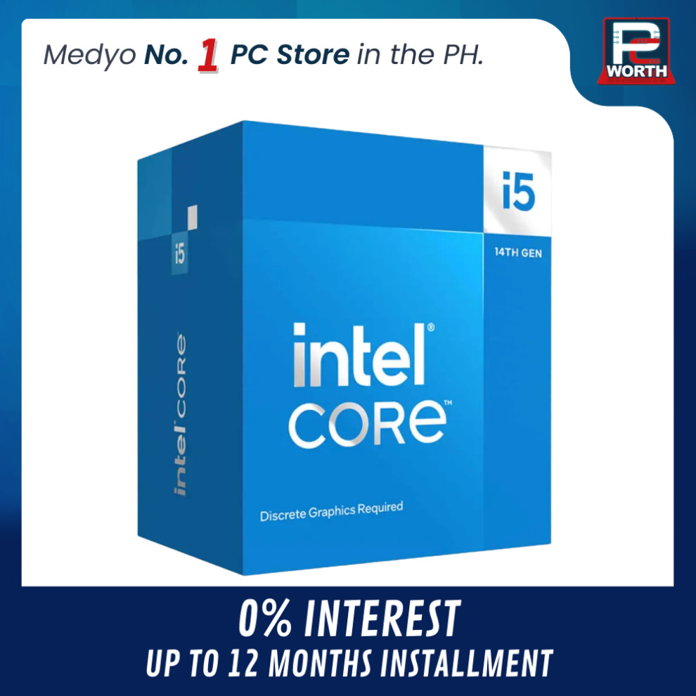 INTEL CORE I5 14400F (LGA1700) WITH INTEL LAMINAR RM1 COOLER