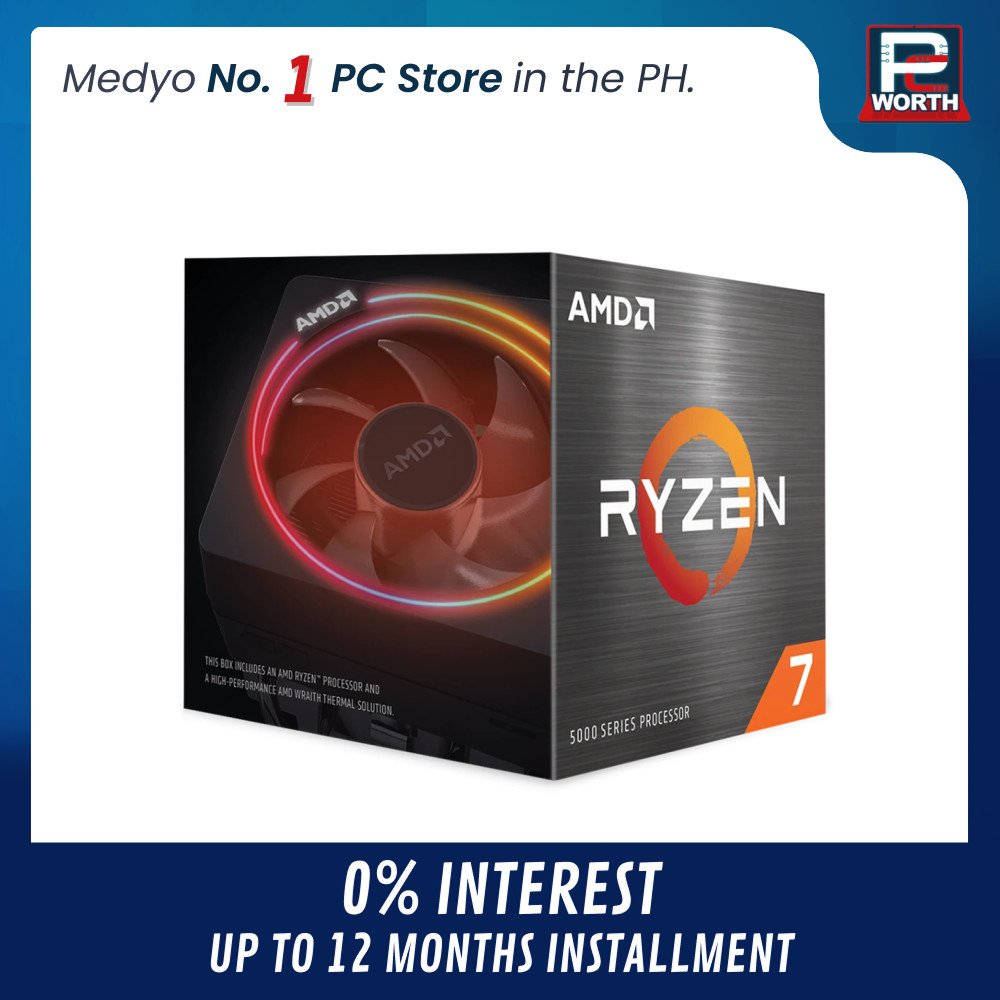 AMD RYZEN 7 5800XT (AM4) WITH WRAITH PRISM COOLER (BOXED) | PC Worth