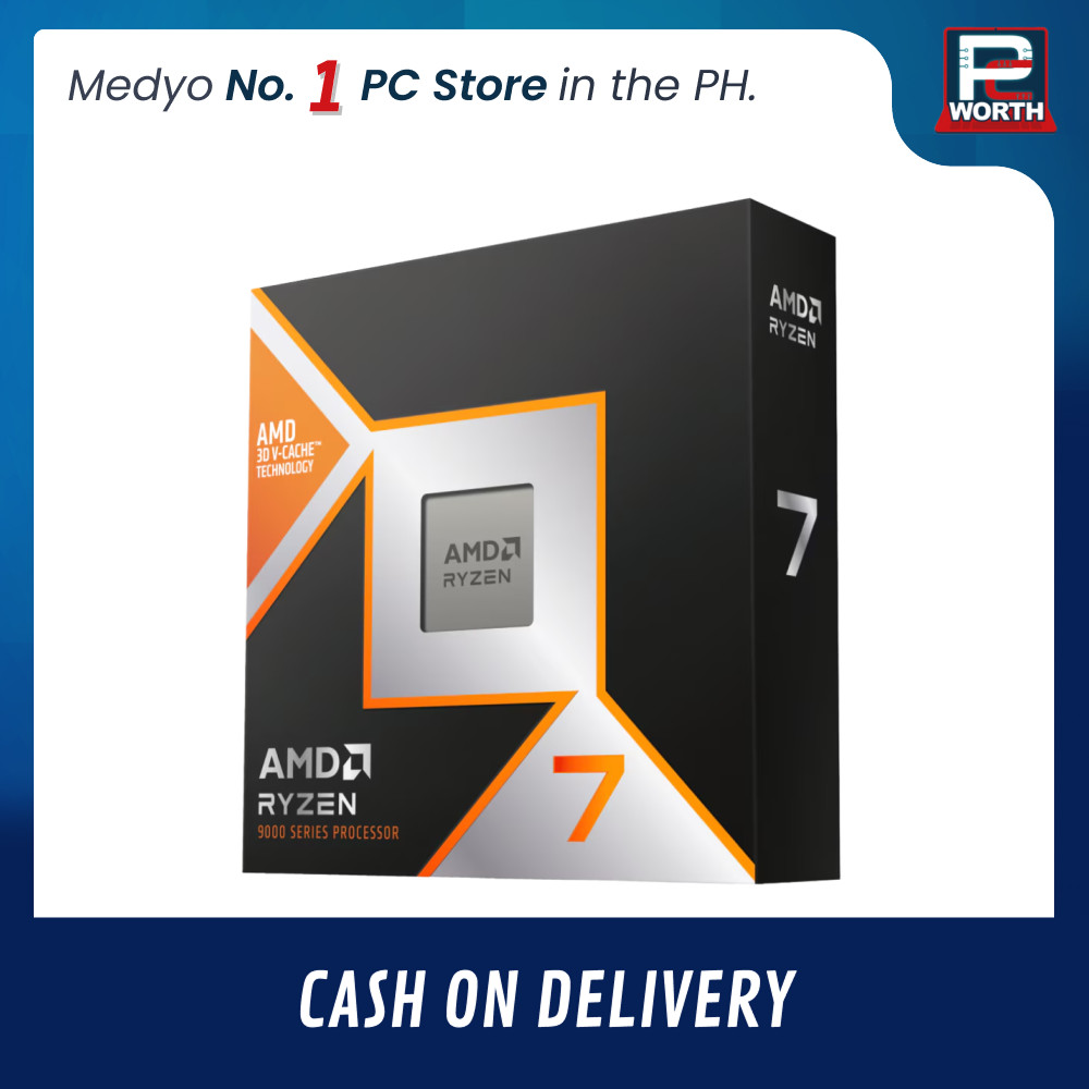 AMD RYZEN 7 9800X3D (AM5) WITHOUT COOLER (BOXED) | PC Worth