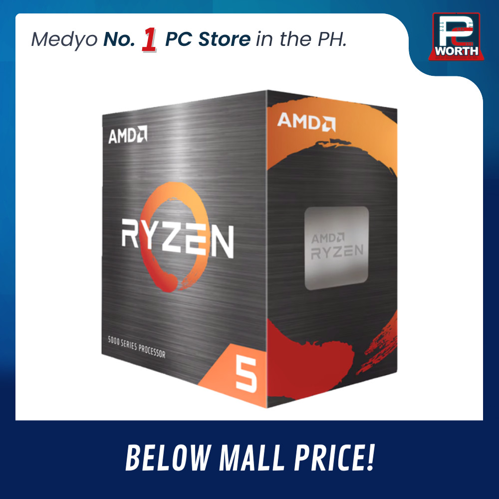 AMD RYZEN 5 5600X (AM4) WITH WRAITH STEALTH COOLER (BOXED) | PC Worth