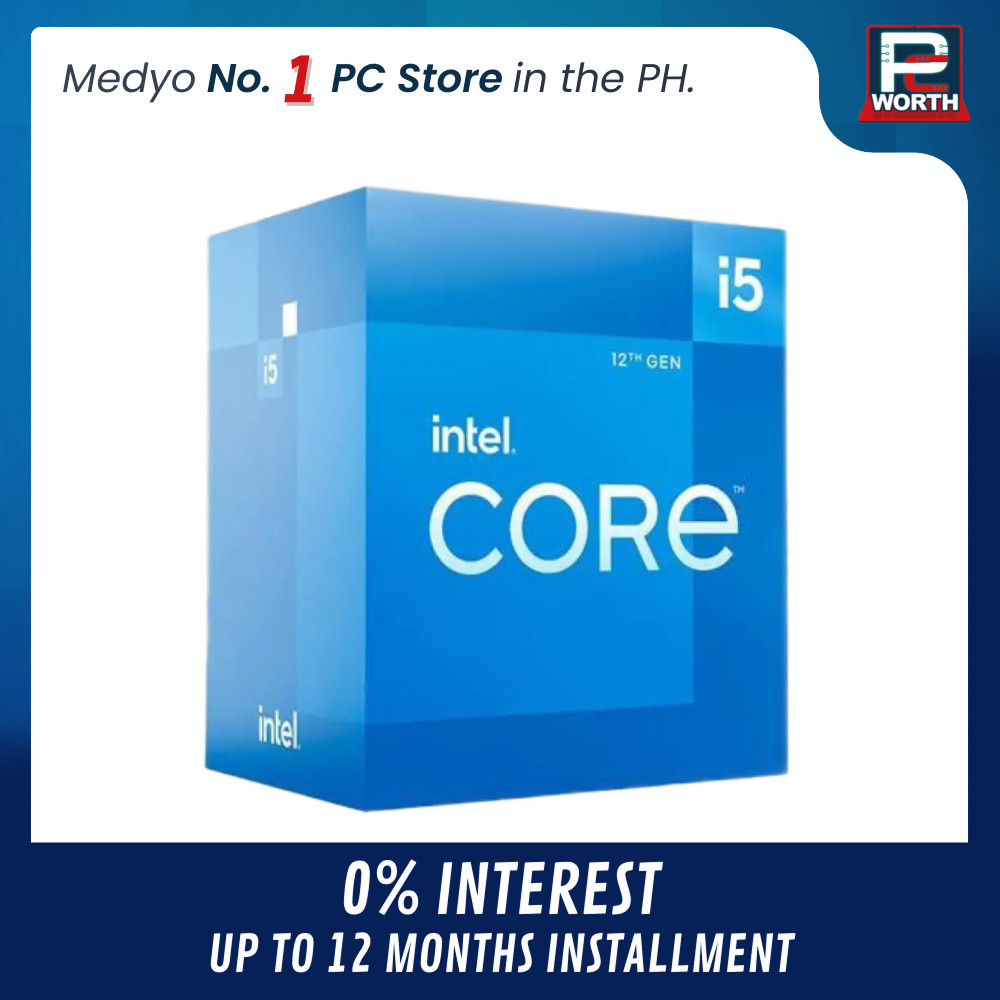 INTEL CORE I5 12400 (LGA1700) WITH INTEL LAMINAR RM1 COOLER (BOXED