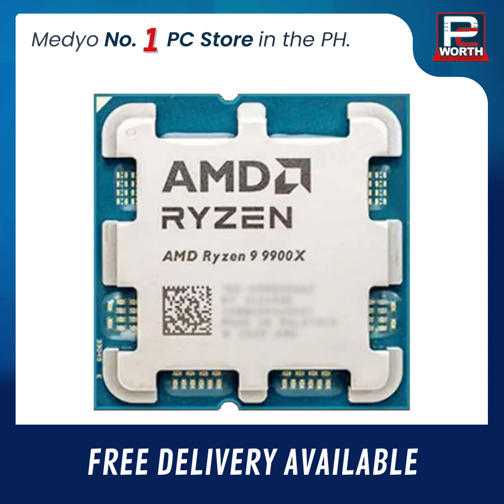 AMD RYZEN 9 9900X (AM5) WITHOUT COOLER (TRAY TYPE) | PC Worth