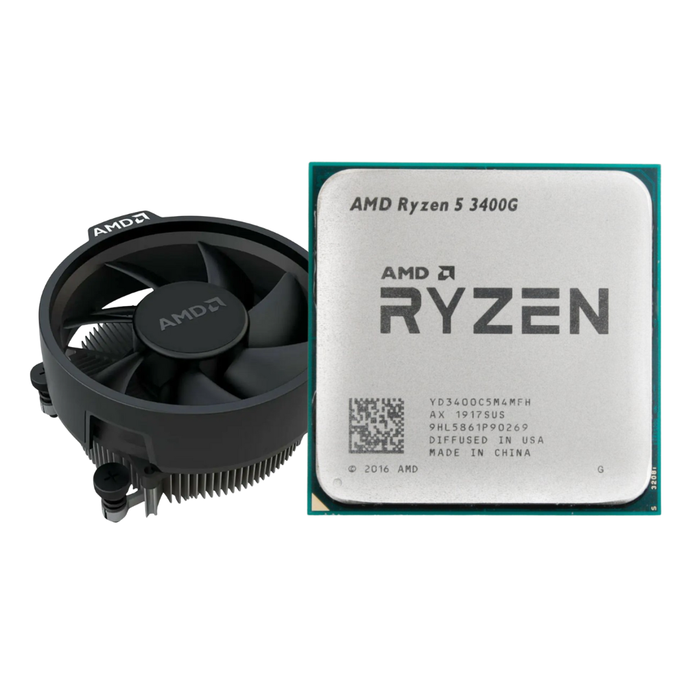 AMD RYZEN 5 3400G MPK (AM4) WITH WRAITH STEALTH COOLER (TRAY TYPE