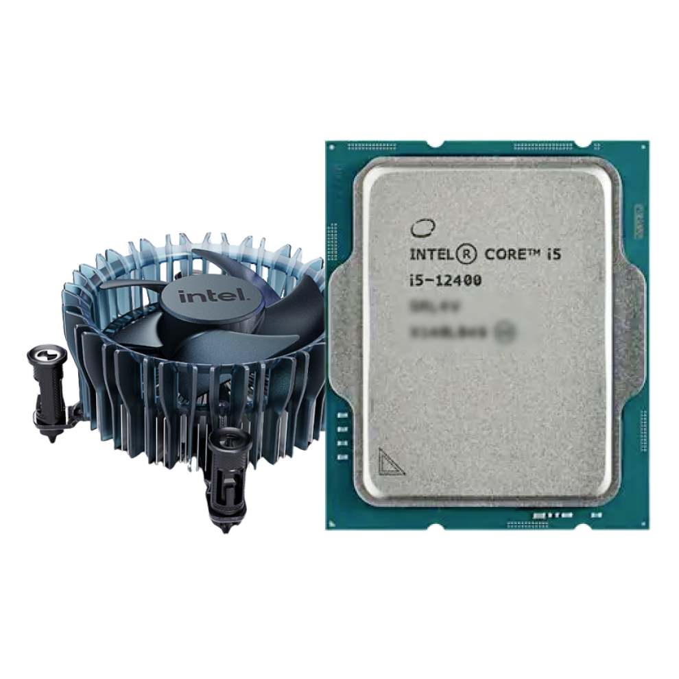 INTEL CORE I5 12400 (LGA 1700) WITH INTEL LAMINAR RM1 COOLER (TRAY