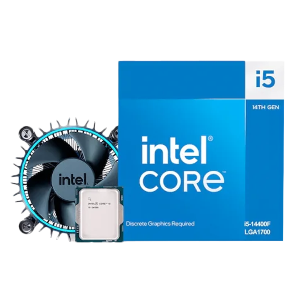 INTEL CORE I5 14400F (LGA1700) WITH INTEL LAMINAR RM1 COOLER