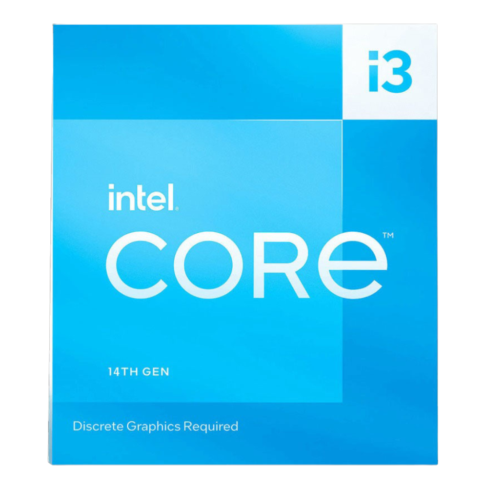 INTEL CORE I3 14100F (LGA1700) WITH INTEL LAMINAR RM1 COOLER