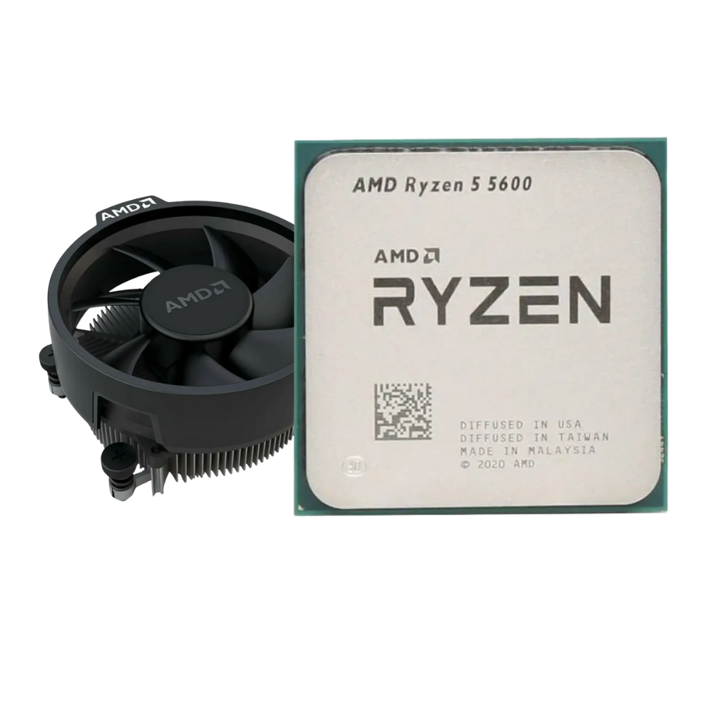 AMD RYZEN 5 5600 MPK (AM4) WITH WRAITH STEALTH COOLER (TRAY TYPE