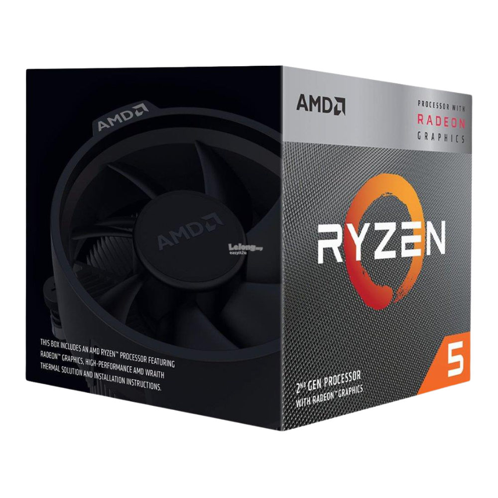 AMD RYZEN 5 3400G (AM4) WITH WRAITH STEALTH COOLER (BOXED) | PC Worth