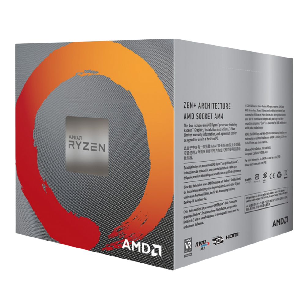 AMD RYZEN 5 3400G (AM4) WITH WRAITH STEALTH COOLER (BOXED) | PC Worth