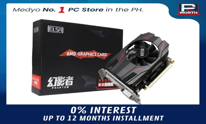 RADEON RX550 ELSA 4GB DDR5 SINGLE FAN | PC Worth