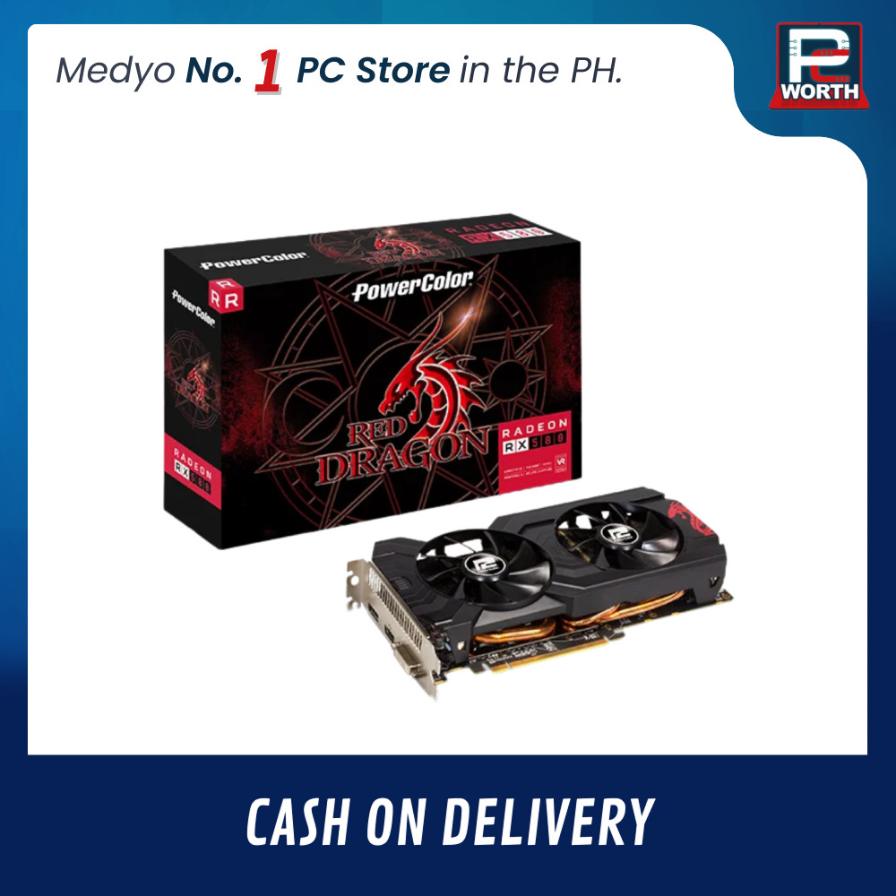 RADEON RX580 RED DRAGON 8GB GDDR5 DUAL FAN | PC Worth