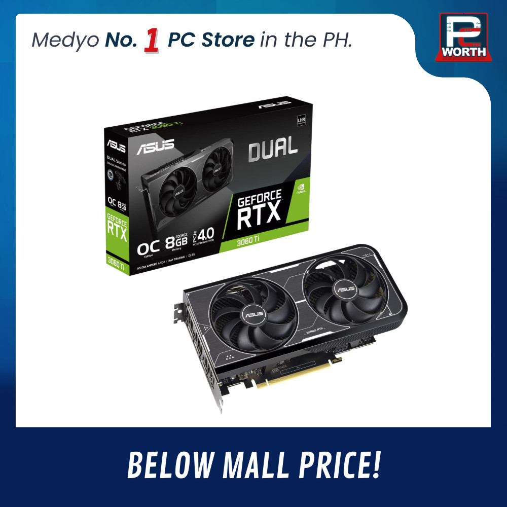GEFORCE RTX 4060 ASUS DUAL OC 8GB GDDR6 DUAL FAN | PC Worth
