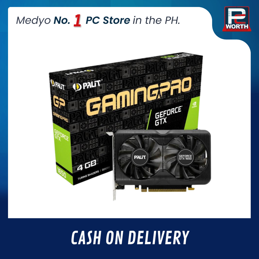 GEFORCE GTX 1650 PALIT GAMING PRO 4G DUAL FAN | PC Worth