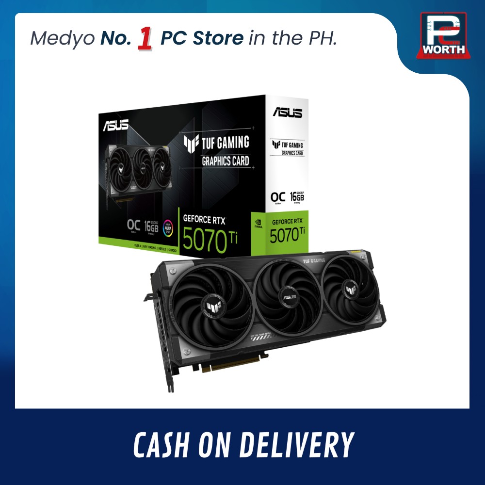 GEFORCE RTX 5070 TI ASUS TUF GAMING OC 16GB GDDR7 TRIPLE FAN | PC