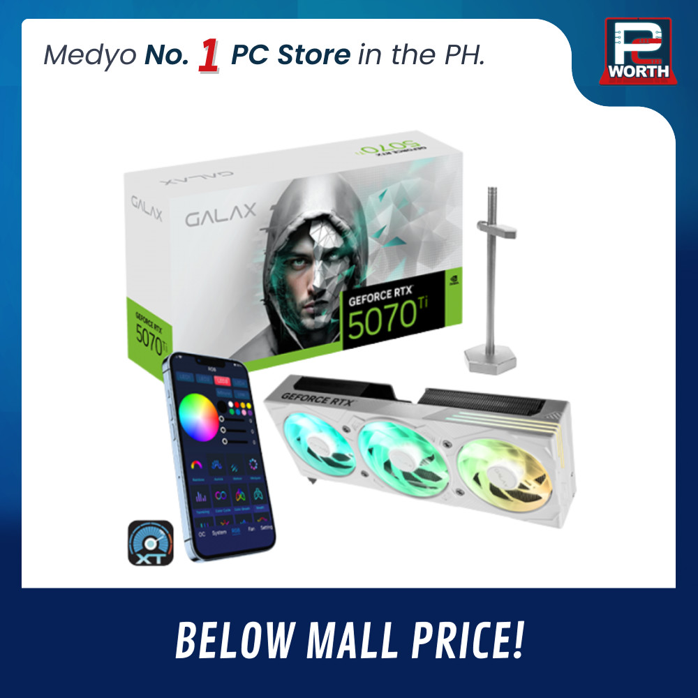 GEFORCE RTX 5070 TI GALAX EX GAMER 1-CLICK OC WHITE 16GB GDDR7