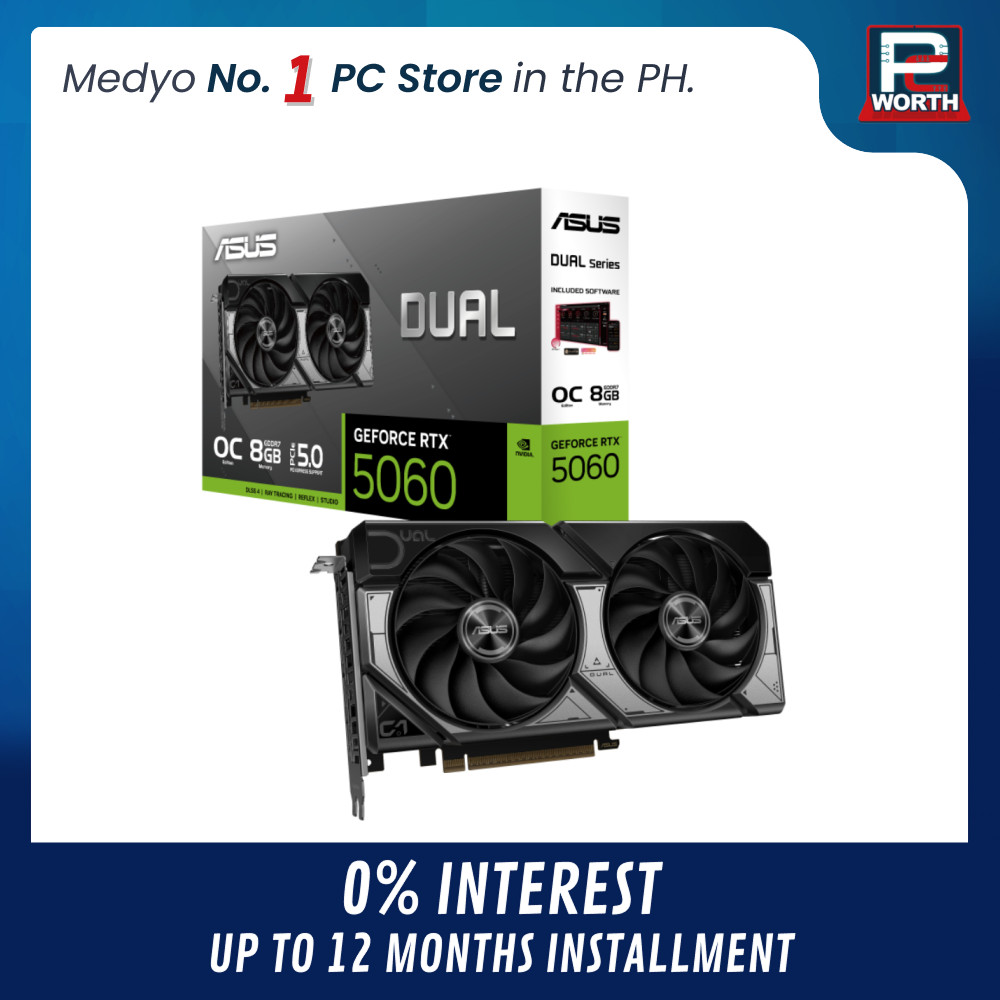 GEFORCE RTX 5060 ASUS DUAL OC 8GB GDDR7 DUAL FAN | PC Worth