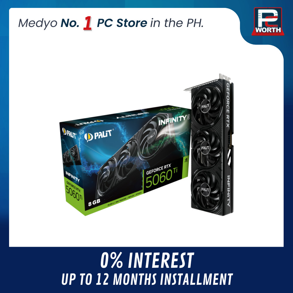 GEFORCE RTX 5060 TI PALIT INFINITY 3 8GB GDDR7 TRIPLE FAN | PC Worth