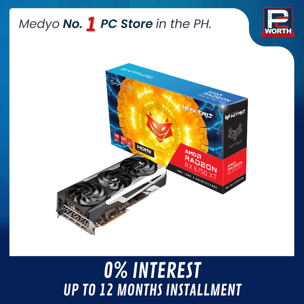 RADEON RX 6750 XT SAPPHIRE NITRO OC 12GB TRIPLE FAN RGB | PC Worth