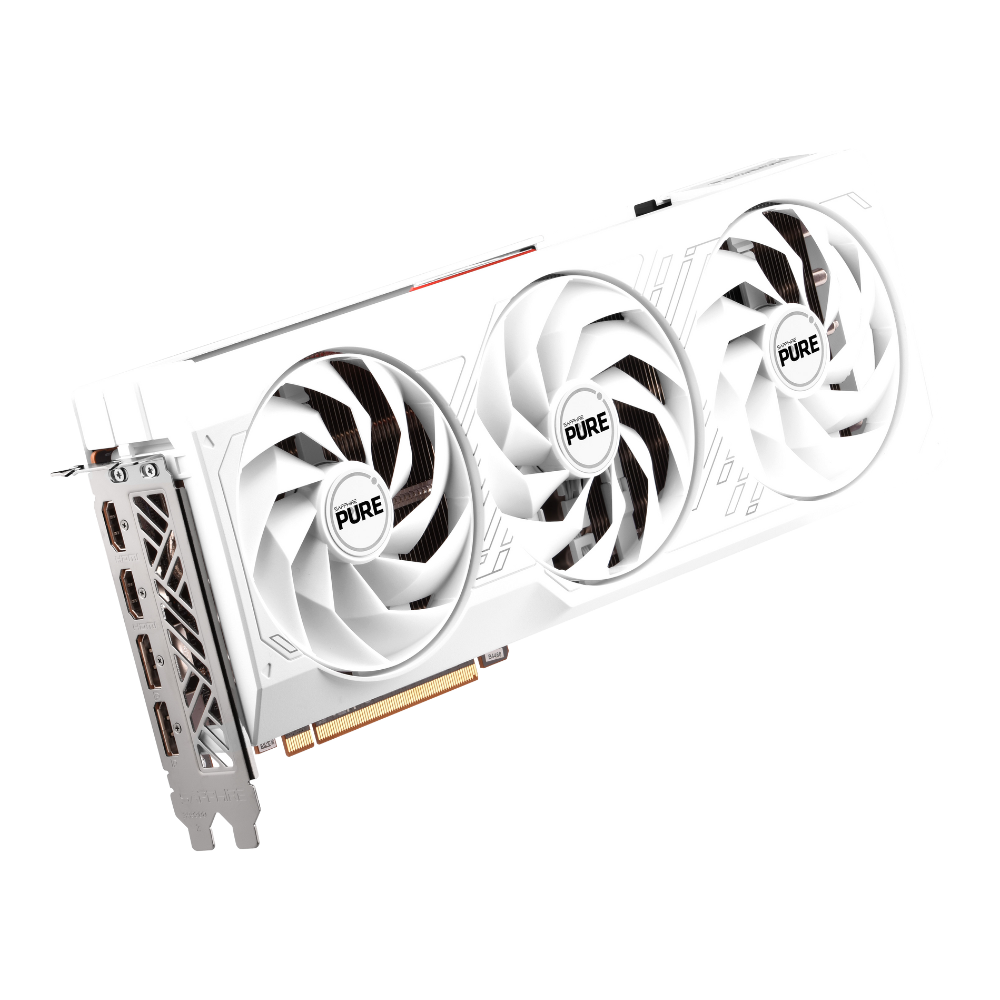 RADEON RX 7800XT SAPPHIRE PURE GAMING OC 16GB GDDR6 WHITE TRIPLE