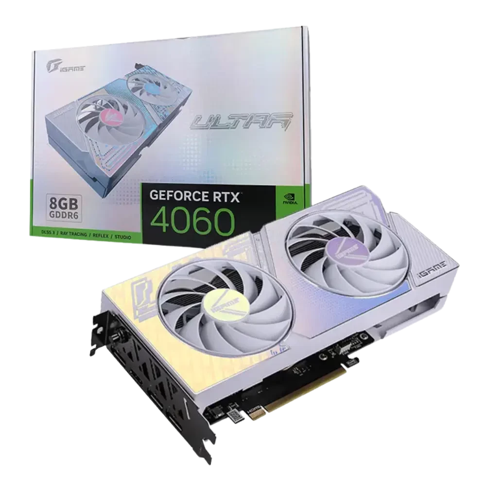 GEFORCE RTX 4060 COLORFUL IGAME ULTRA W DUO OC 8GB GDDR6 WHITE