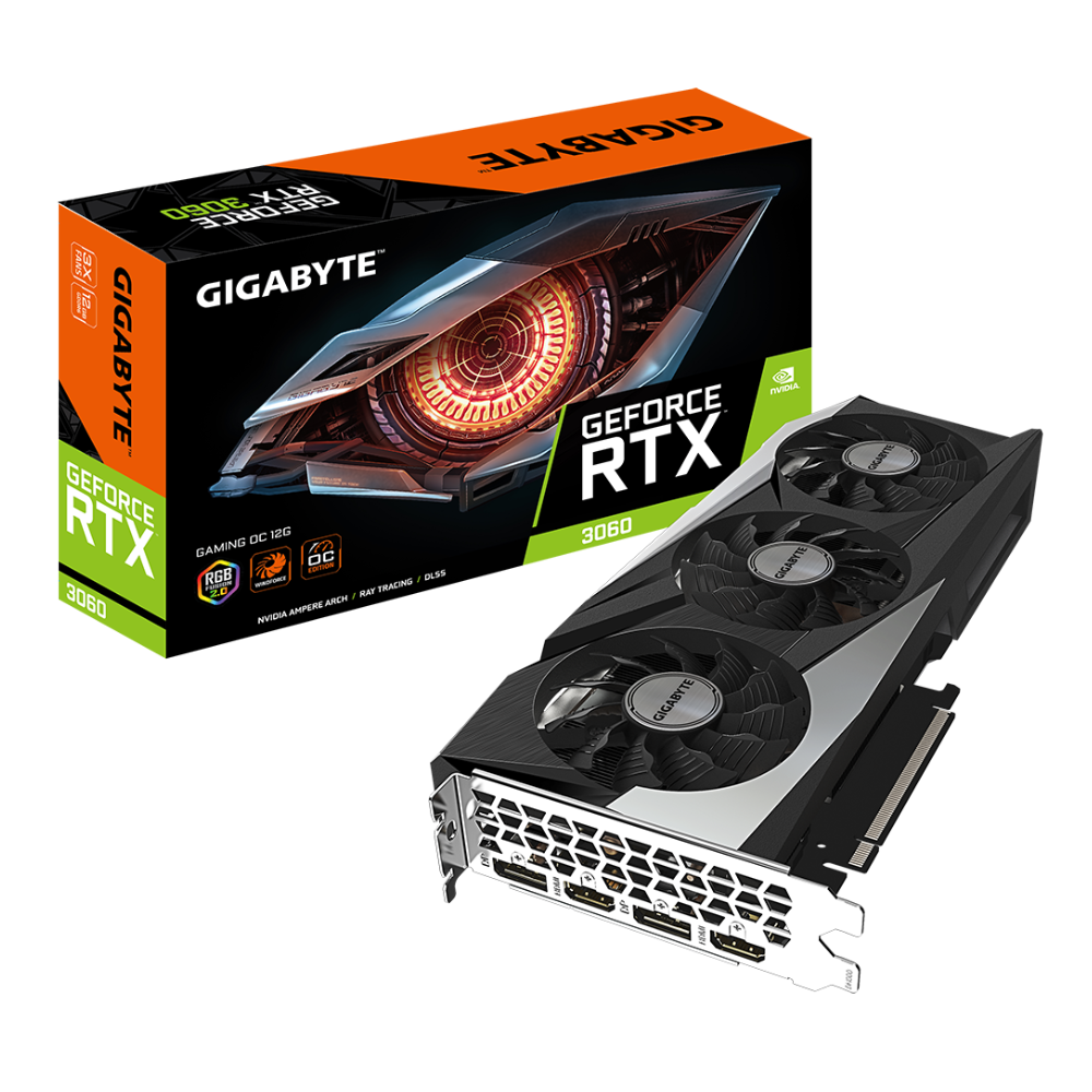 GEFORCE RTX 3060 GIGABYTE GAMING OC 12GB TRIPLE FAN RGB LHR | PC Worth