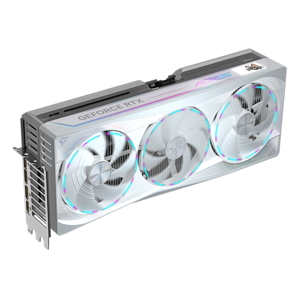GEFORCE RTX 5090 GIGABYTE AORUS MASTER ICE 32GB GDDR7 WHITE TRIPLE
