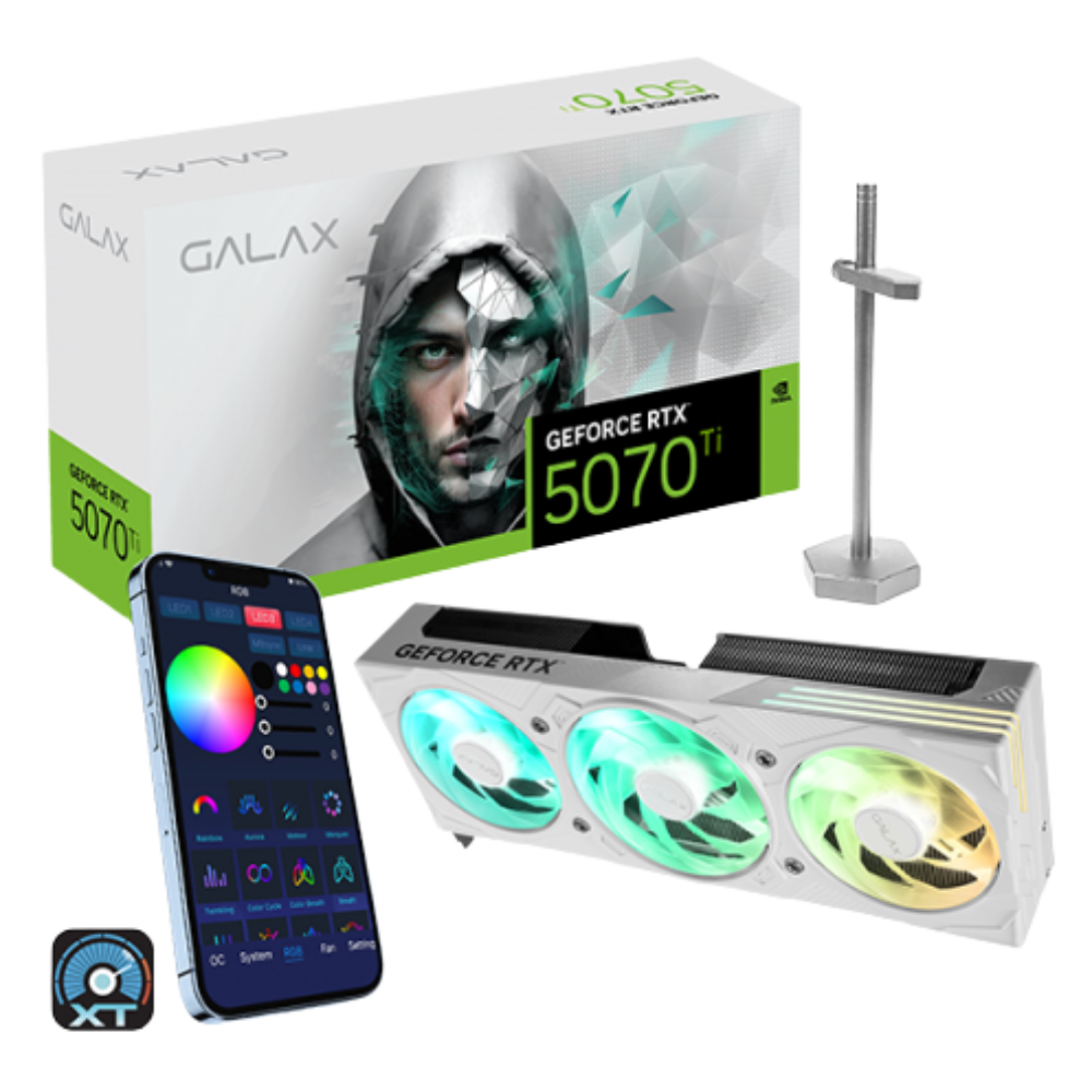 GEFORCE RTX 5070 TI GALAX EX GAMER 1-CLICK OC WHITE 16GB GDDR7