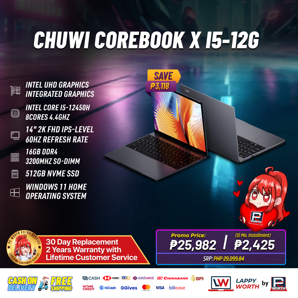 CHUWI COREBOOK X i5-12G | PC Worth