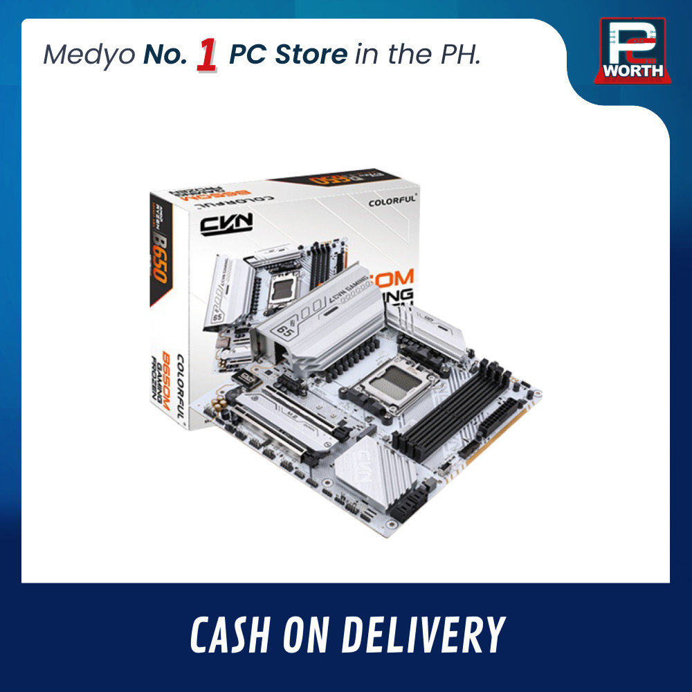 COLORFUL CVN B650M GAMING FROZEN V14 WHITE DDR5 MATX AM5 | PC Worth