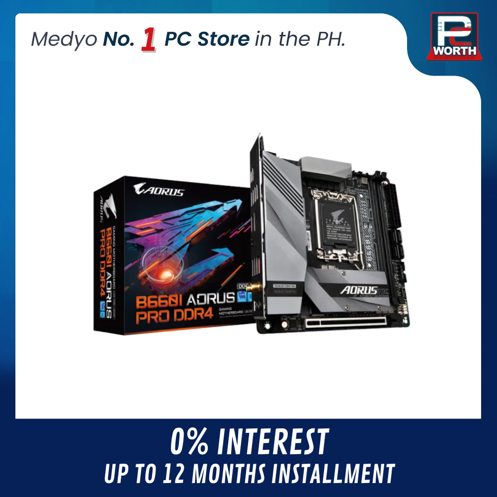 GIGABYTE B660I AORUS PRO DDR4 ITX LGA1700 | PC Worth