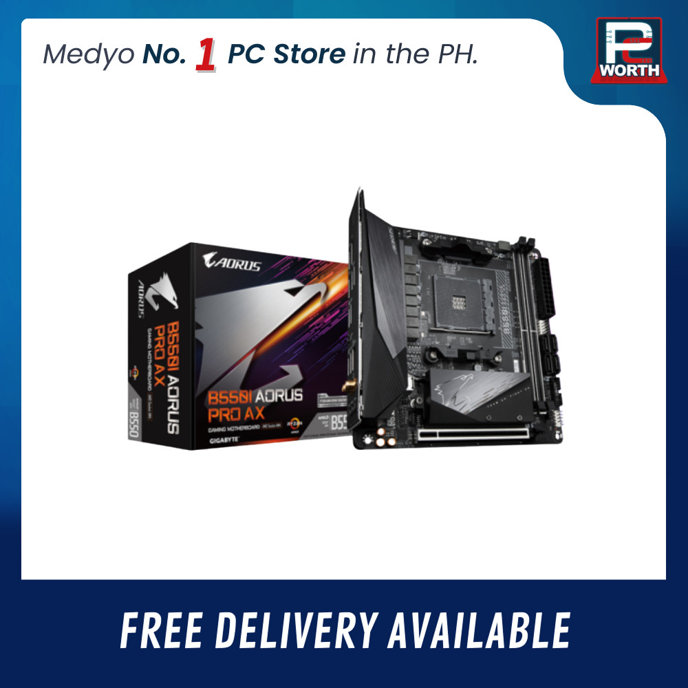 GIGABYTE B550I AORUS PRO AX DDR4 ITX AM4 | PC Worth