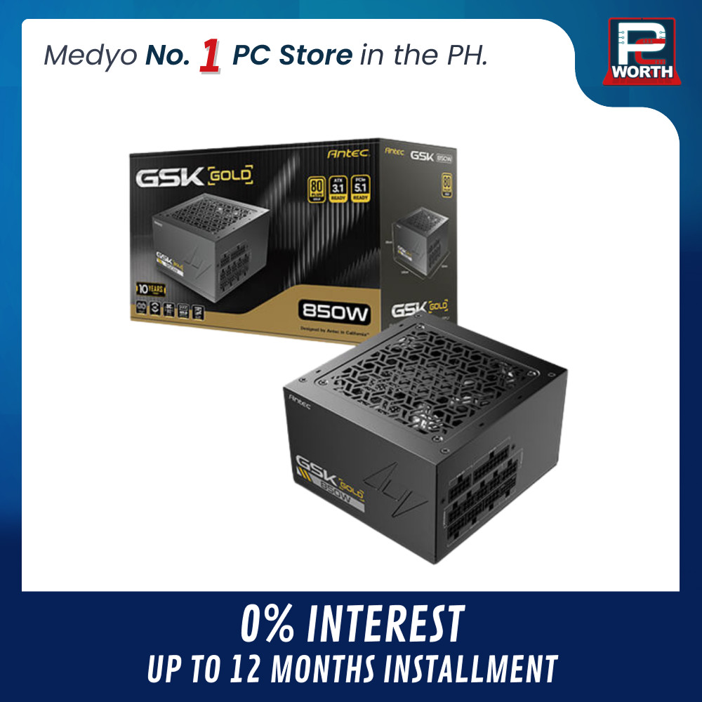ANTEC GSK850 V2 850W 80+ GOLD ATX 3.1 FULLY MODULAR | PC Worth
