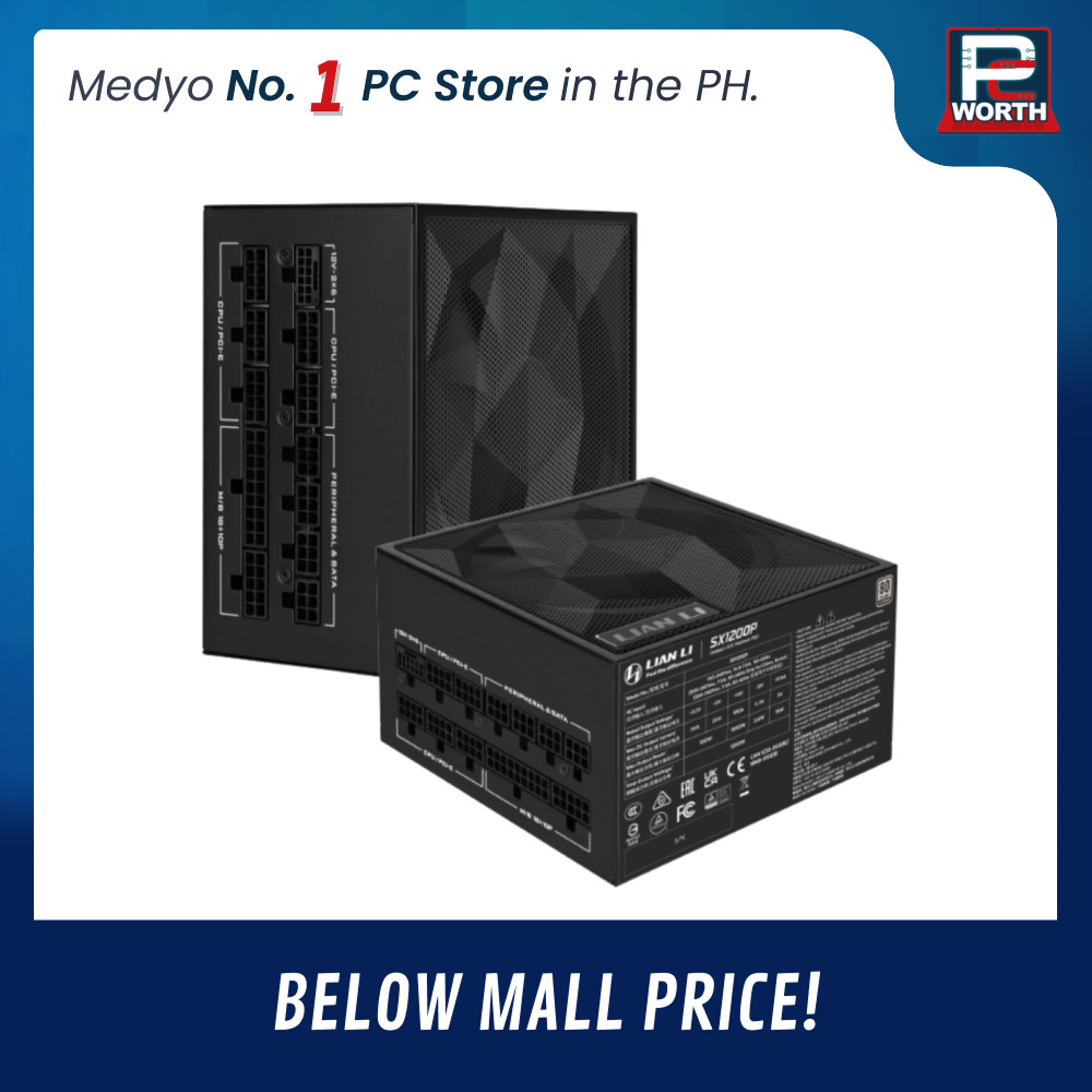 LIAN LI SX1200 1200W 80+ PLATINUM ATX 3.1 PCIE 5.1 FULLY MODULAR