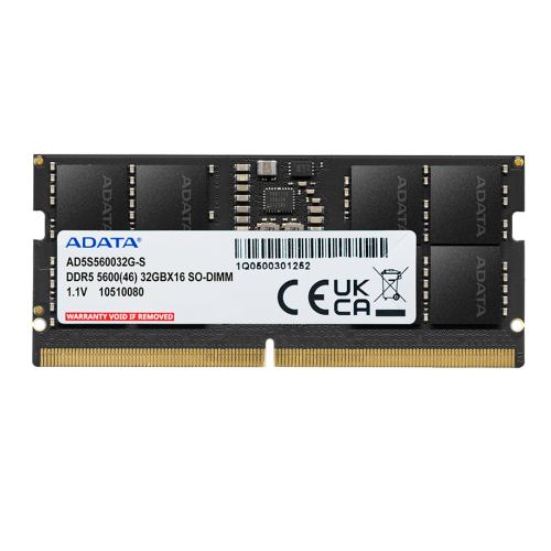 ADATA AD5S560032G-S 32GBX1=32GB 5600MHZ DDR5 SODIMM | PC Worth