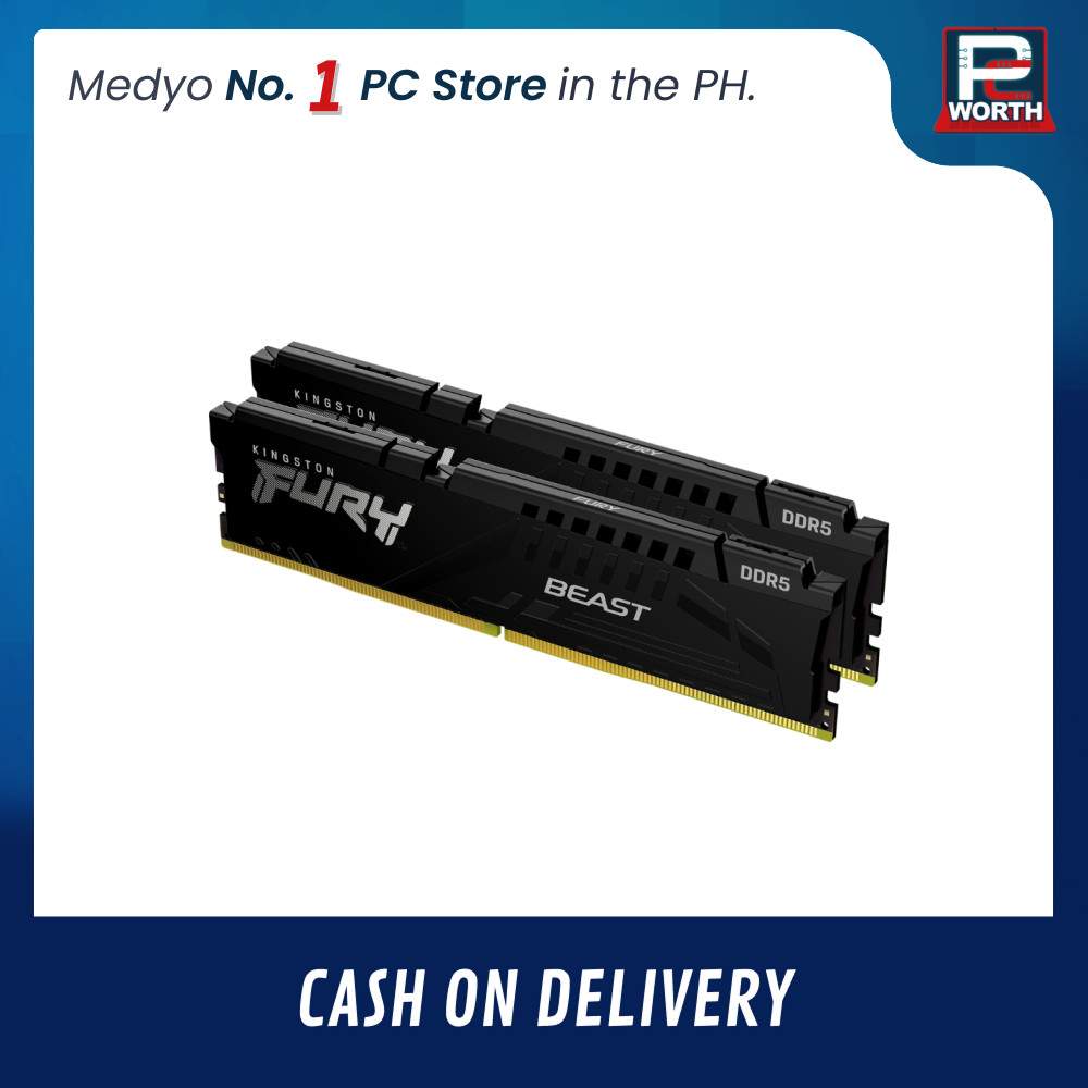 KINGSTON FURY BEAST NON-RGB BLACK 8GBX2=16GB 5200MHZ DDR5 | PC Worth
