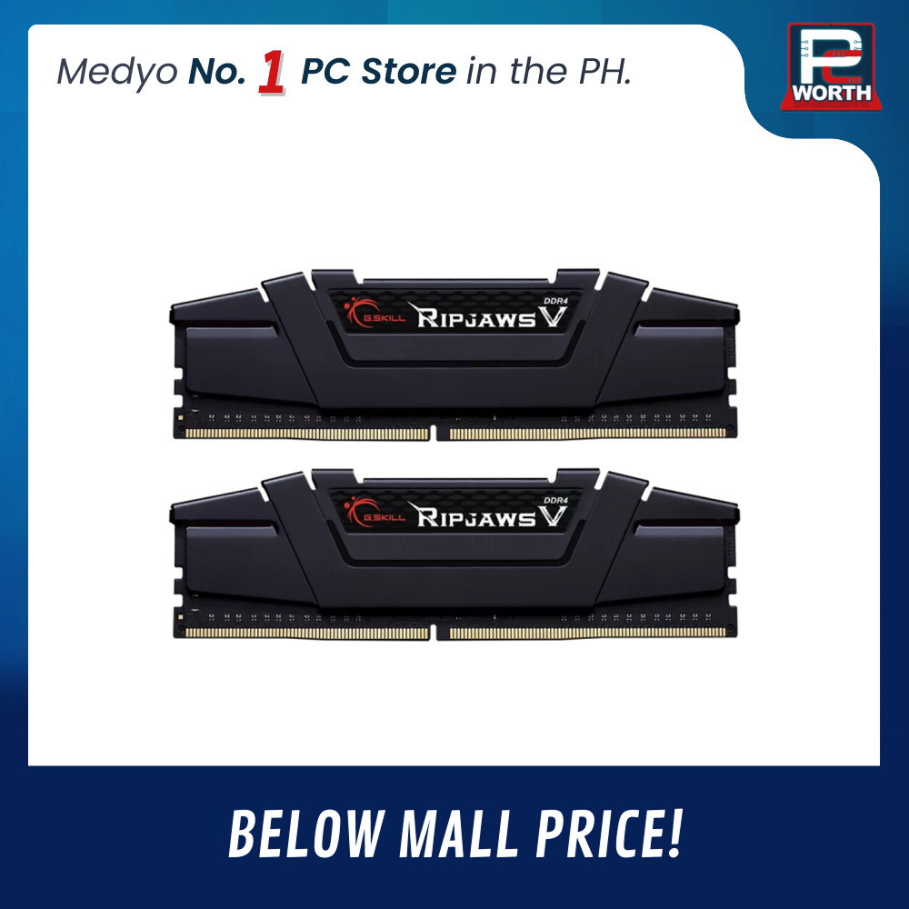 G-SKILL RIPJAWS V 8GBX2=16GB 3200MHZ BLACK DDR4 | PC Worth