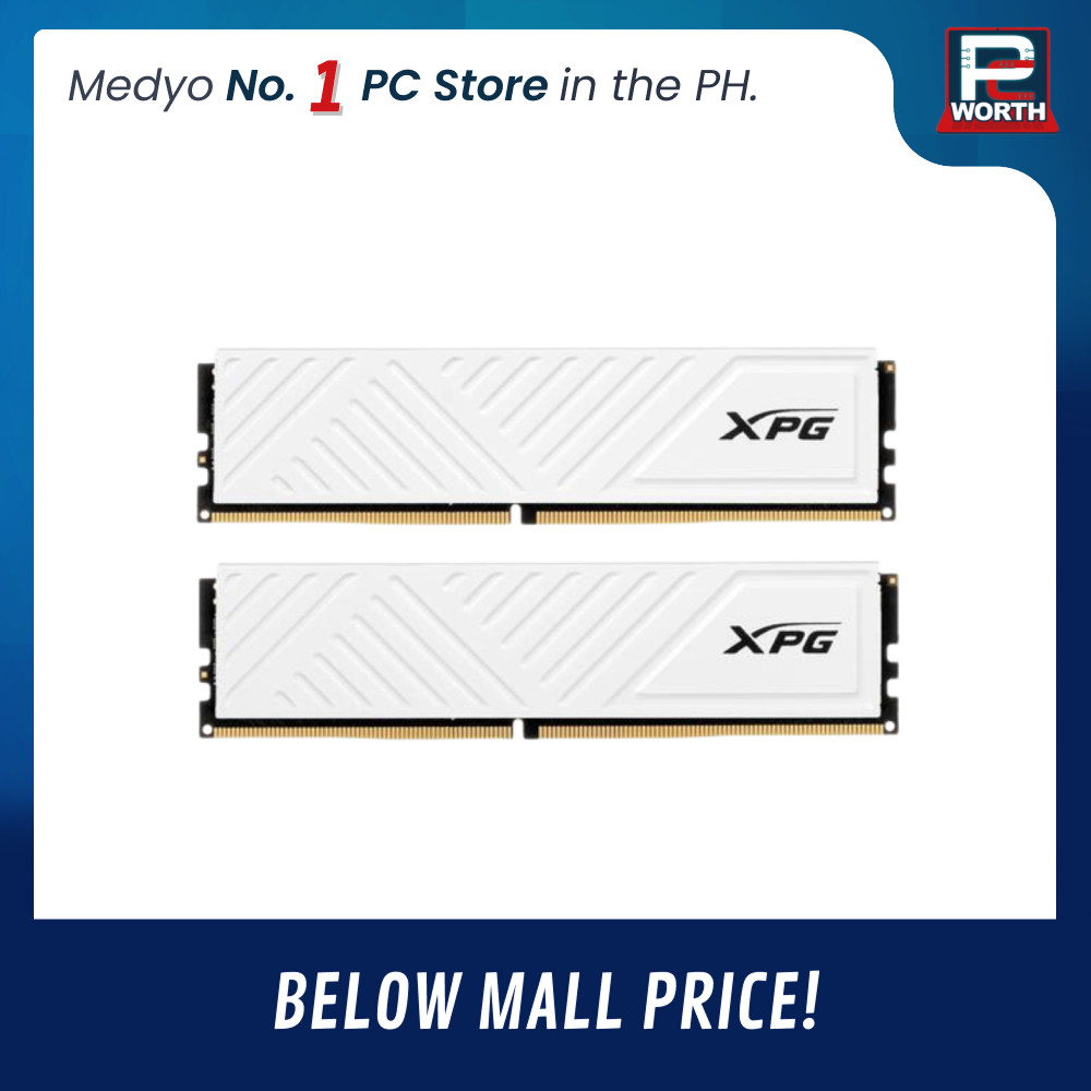 XPG DDR4 3200mhz RGBメモリ　8GB x 2　白 XPG Spectrix RGB D35G 16GB (2x 8GB) DDR4 3200MHz Desktop Memory