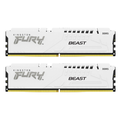 KINGSTON FURY BEAST NON-RGB WHITE 16GBX2=32GB 5200MHZ DDR5 XMP