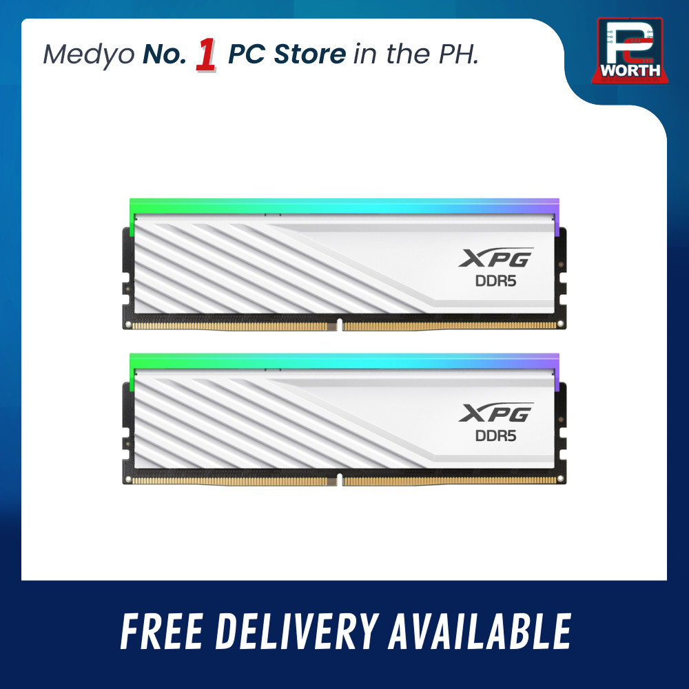 ADATA XPG LANCER BLADE RGB WHITE 16GBX2=32GB 6000MHZ DDR5 CL36 XMP
