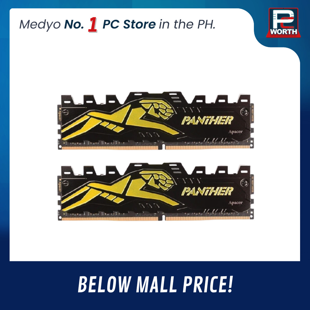APACER PANTHER NON-RGB GOLDEN 8GBX2=16GB 3200MHZ DDR4 | PC Worth