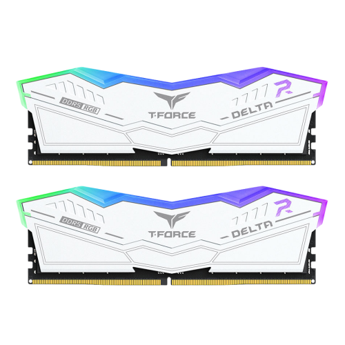 TEAMGROUP T-FORCE DELTA RGB WHITE 16GBX2=32GB 5200MHZ DDR5 CL40
