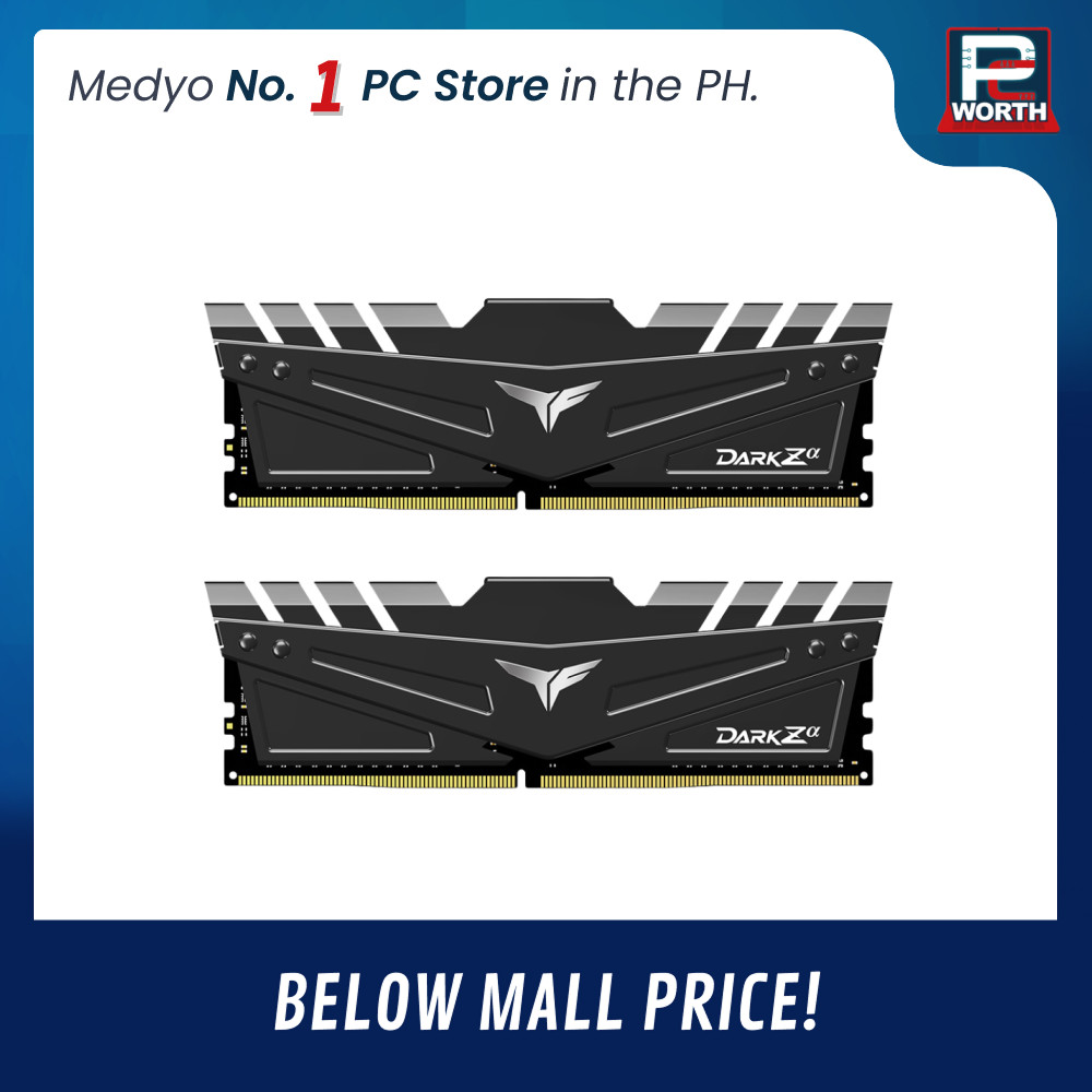 TEAMGROUP DARK ZA NON-RGB BLACK 8GBX2=16GB 3200MHZ DDR4 | PC Worth