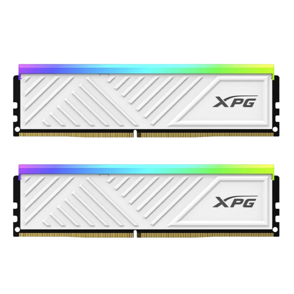 XPG DDR4 3200mhz RGBメモリ　8GB x 2　白 XPG SPECTRIX D41 16GB (2x8GB) DDR4 3200MHz RGB Desktop RAM