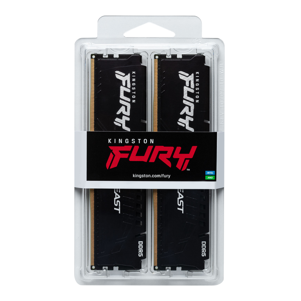 KINGSTON FURY BEAST NON-RGB BLACK 8GBX2=16GB 5200MHZ DDR5 | PC Worth