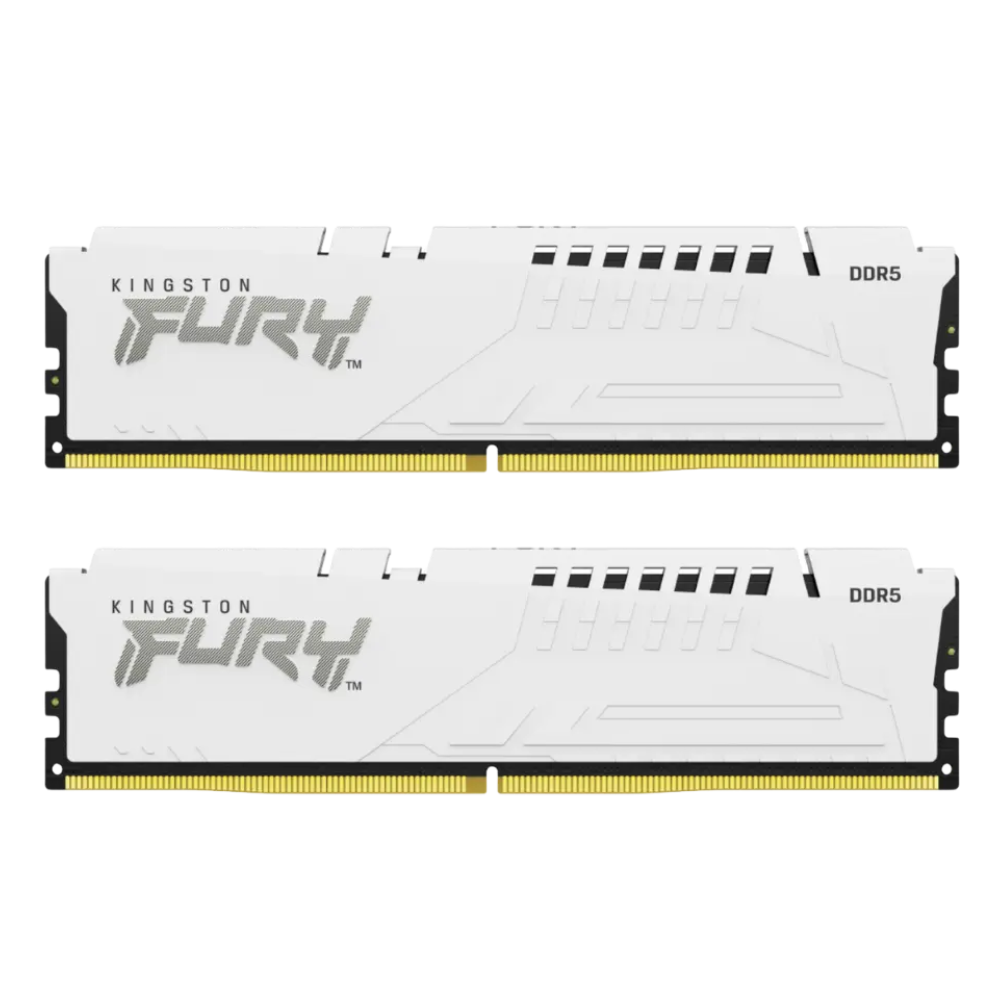 KINGSTON FURY BEAST NON-RGB WHITE 32GBX2=64GB 6000MHZ DDR5 CL36