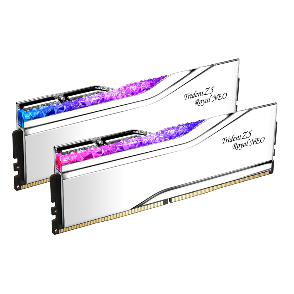 G-SKILL TRIDENT Z5 ROYAL NEO RGB SILVER 16GBX2=32GB 6000MHZ DDR5
