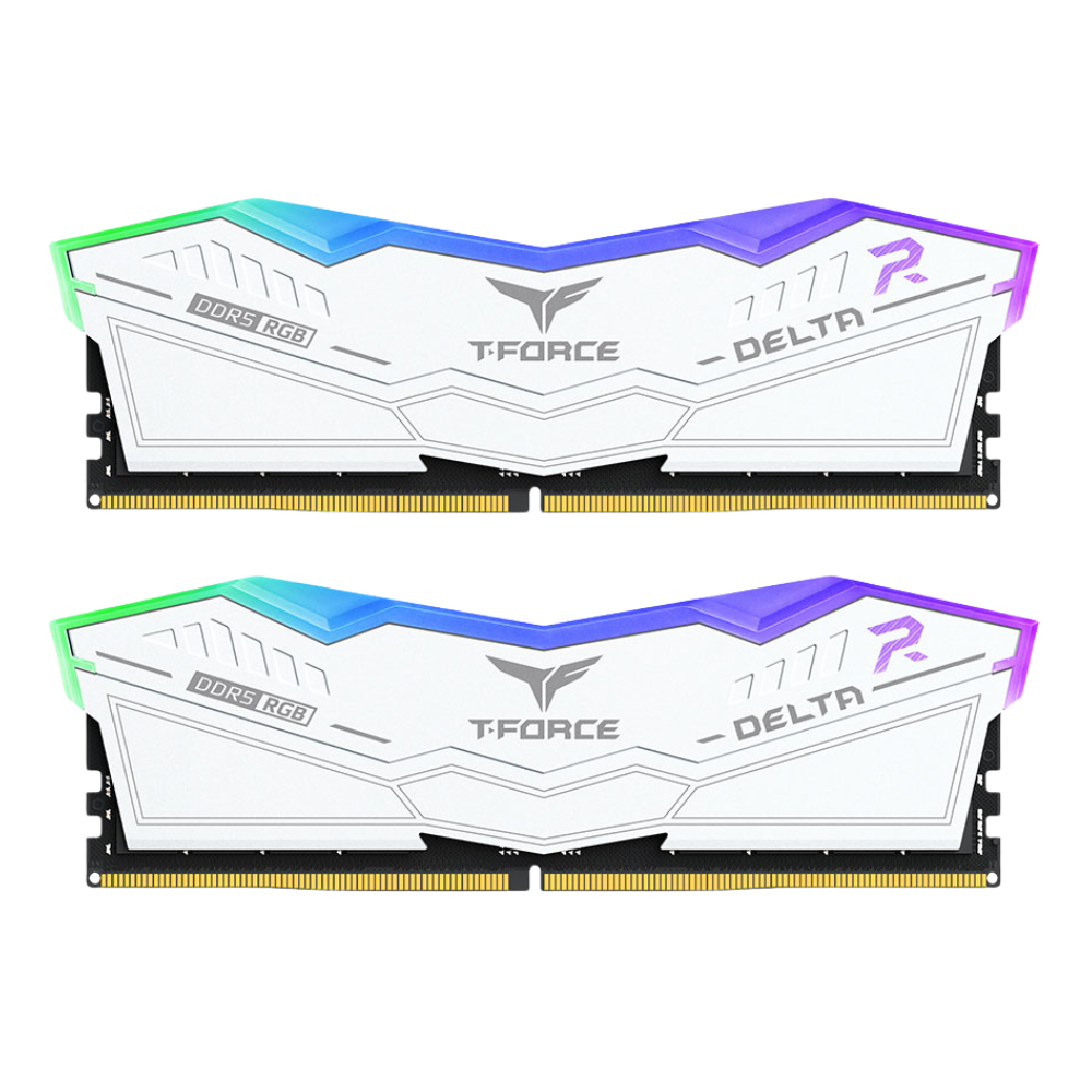 TEAMGROUP T-FORCE DELTA RGB WHITE 16GBX2=32GB 5600MHZ DDR5 CL36